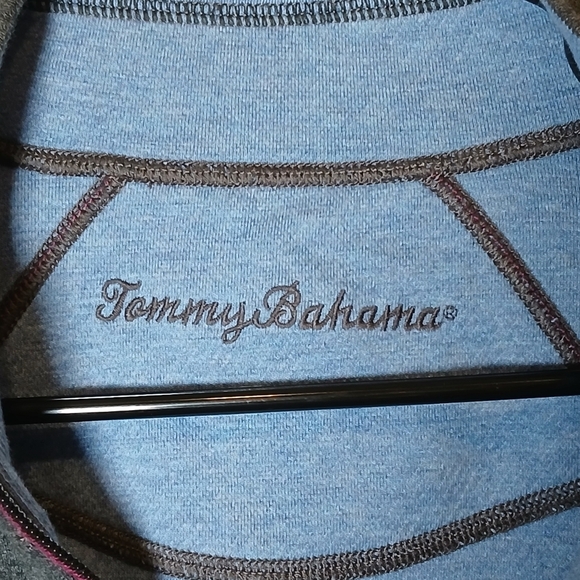 Tommy Bahamas Flipsider Half Zip  Men's Pullover - Picture 5 of 10